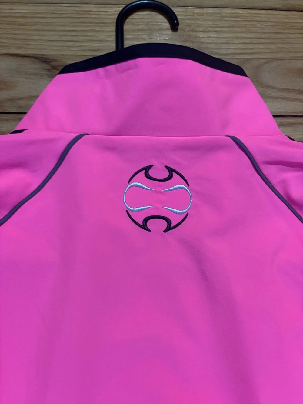 Adidas Teamgeist Adicolor Woven Full Zip Track Jacket Pink Black men’s sz M NEW!